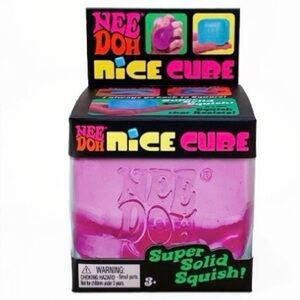 NeeDoh Nice Cube Super Solid Squish - Pink
